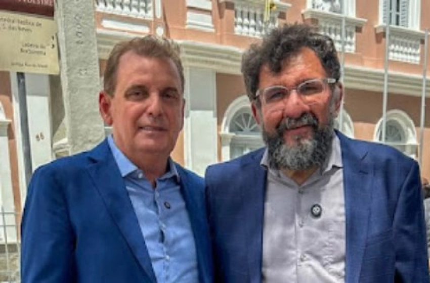 Imagem Deputado Chico Mendes e o secretário Cláudio Furtado