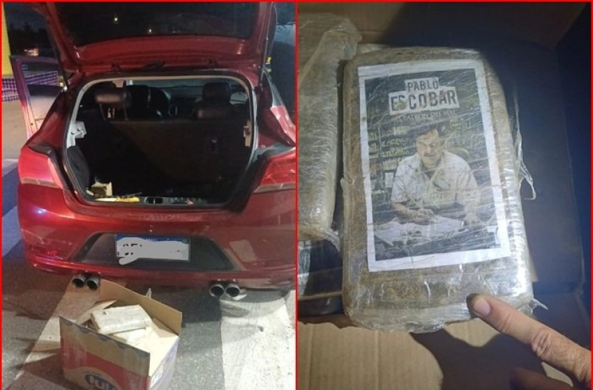 Imagem Droga apreendida em ação da Polícia Civil e PRF