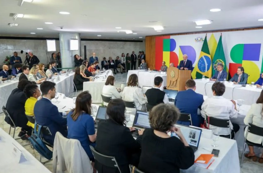 Imagem Evento com o presidente Luiz Inácio Lula da Silva