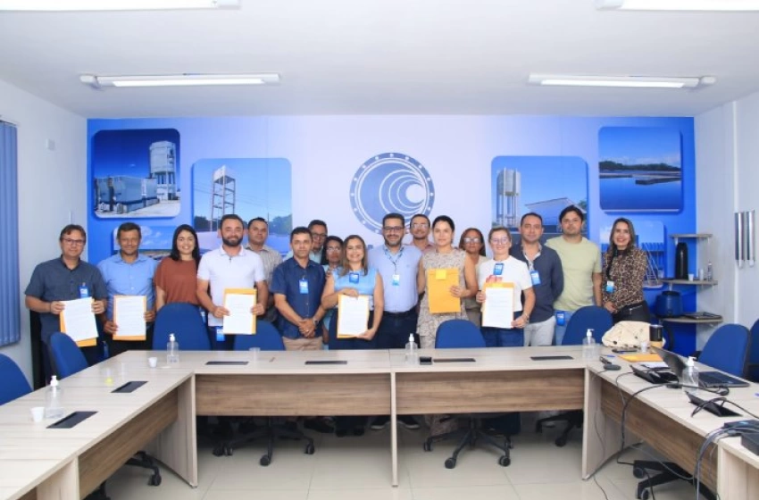 Imagem Assinaturas de termos de cooperação técnica da Cagepa