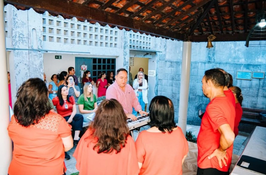 Imagem Hospital Edson Ramalho realiza cantata de Natal para pacientes, acompanhantes e colaboradores