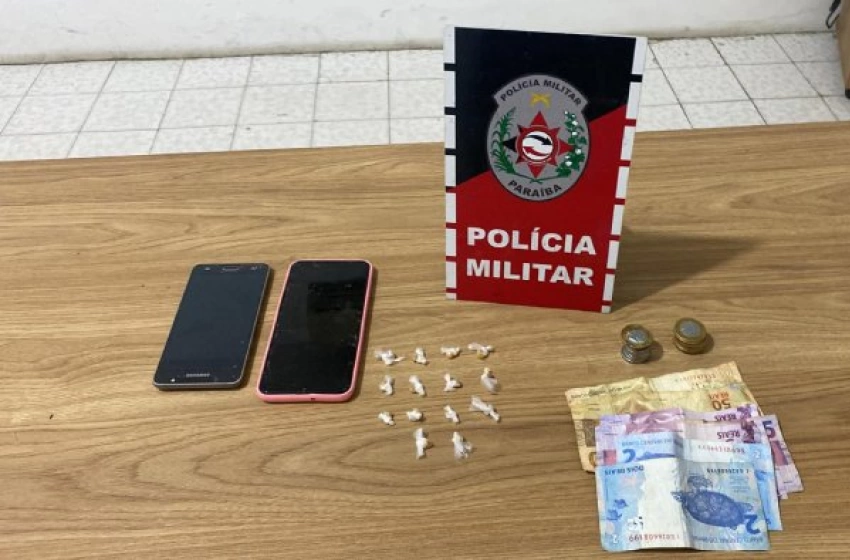 Imagem Drogas apreendidas em ação da Polícia Militar