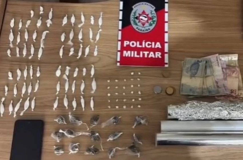 Imagem Drogas apreendidas pela ROTAM em Sousa 