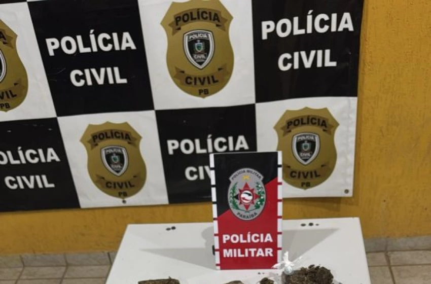 Imagem Drogas apreendidas pela polícia militar em Catolé do Rocha 