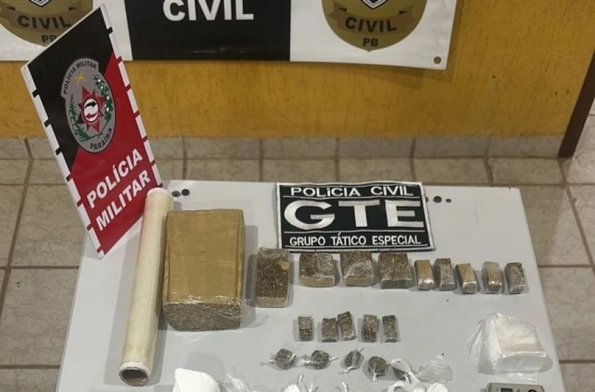 Imagem Drogas apreendidas em ação cojunta em Catolé do Rocha 
