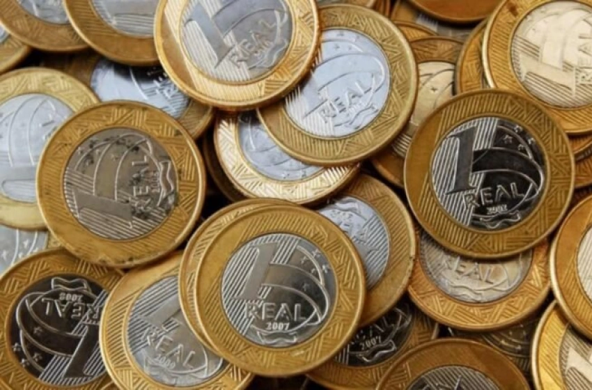 Imagem Moedas de 1,00 R$ 