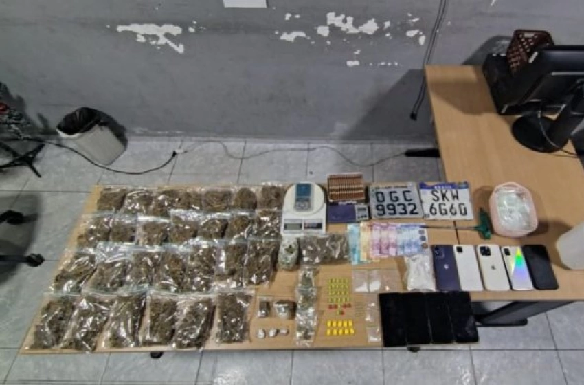 Imagem Prisão de suspeitos de envolvimento com tráfico de drogas e furtos