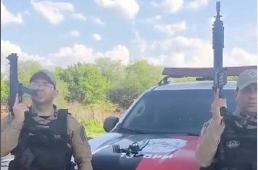 Imagem Arma e munições apreendidas em ação da PM