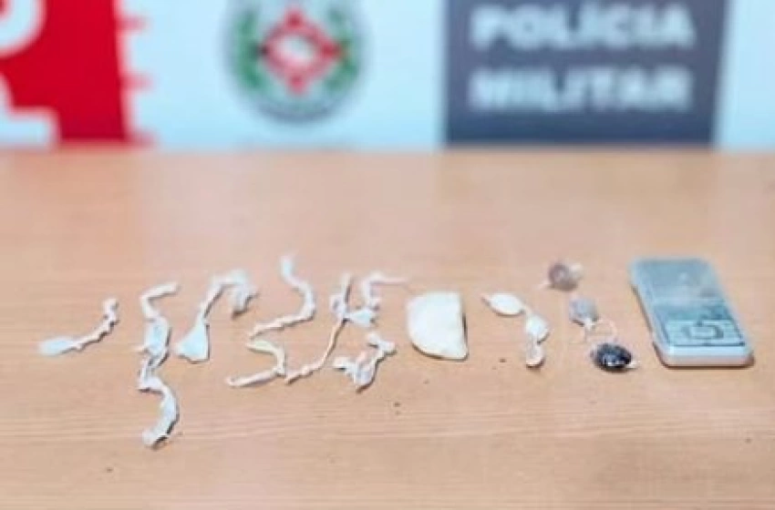 Imagem Drogas apreendidas pela ROTAM em Cabedelo 