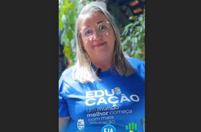 Imagem Secretária de Educação de Aparecida, Lainha Queiroga