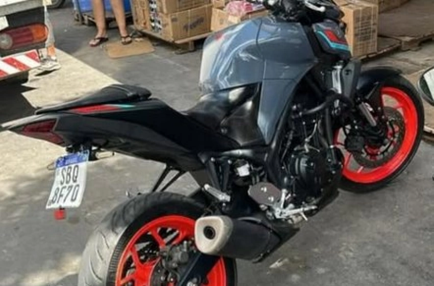 Imagem Motocicleta recuperada em ação da Polícia Militar