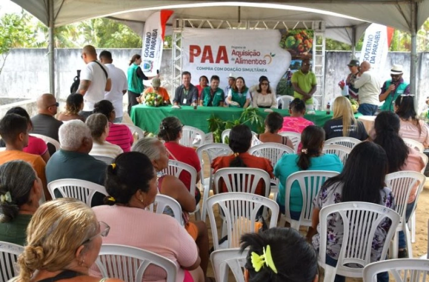 Imagem Compra de alimentos produzidos por agricultores quilombolas
