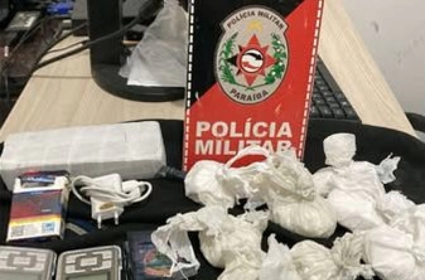 Imagem Material ilícito apreendido em ação da Polícia Militar