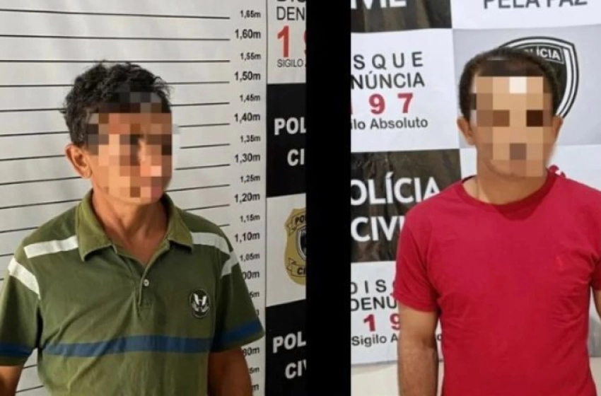 Imagem Irmãos presos pela Polícia Civil, no cariri paraibano 