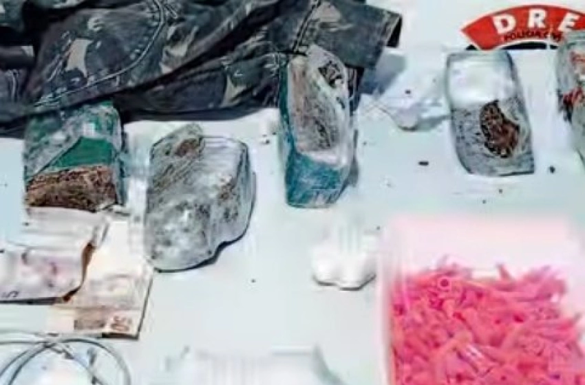 Imagem Drogas apreendidas pela Delegacia de Repressão a Entorpecentes de Campina Grande 