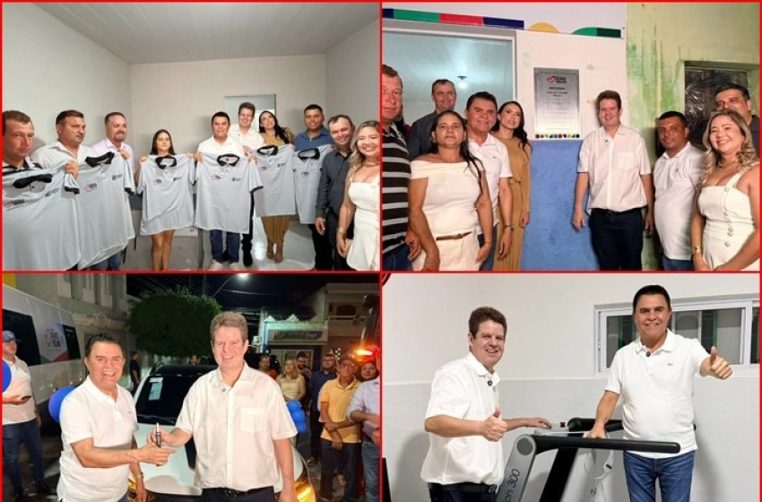 Imagem Wilson Santiago em visita ao município de Ouro Velho