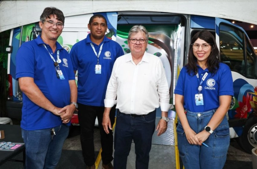 Imagem Equipe da Cagepa no 41º Salão do Artesanato Paraibano