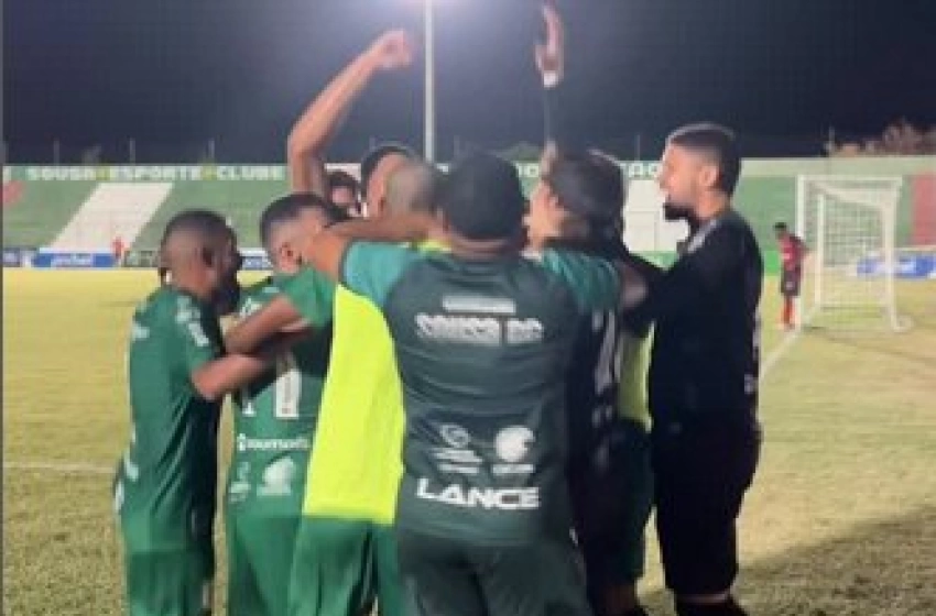 Imagem Sousa venceu oConfiança de Sapé por 3 a 0
