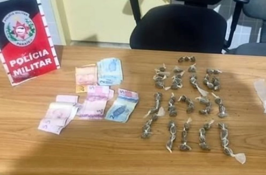 Imagem Drogas apreendidas pela ROTAM em Nazarezinho 