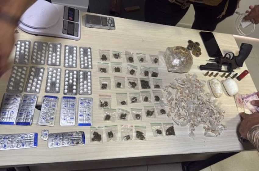 Imagem Material ilícito apreendido em ação da Polícia Civil