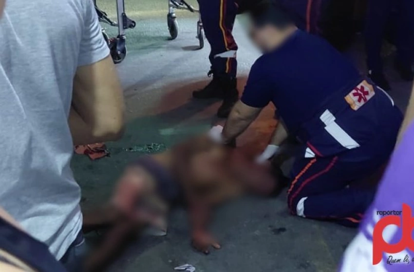 Imagem Imagem do homem ferido com golpe de faca-peixeira em Sousa 