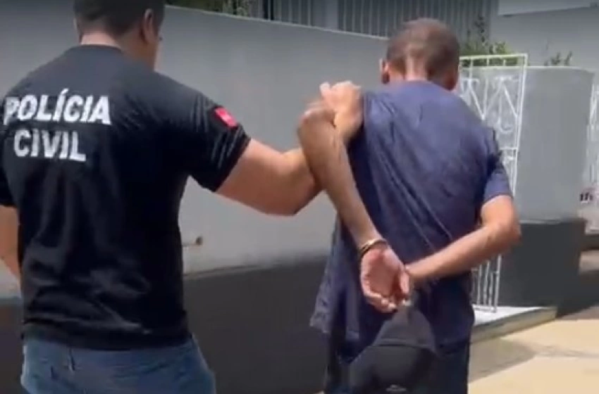Imagem Homem preso em ação da Polícia Civil em São Bento 