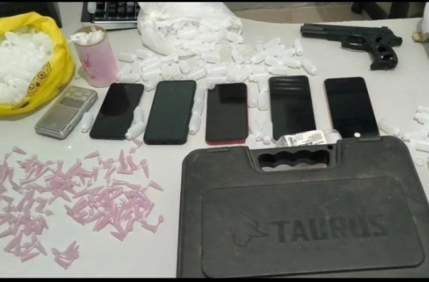 Imagem Material ilícito apreendido em ação da Polícia Civil