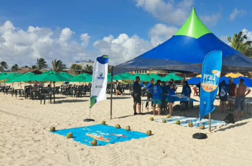 Imagem Praia Limpa realiza ações em Tambaú e Cabo Branco neste final de semana