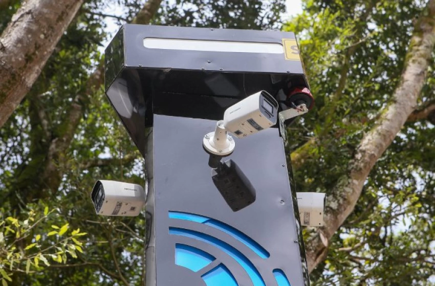 Imagem Câmeras do projeto Smart City