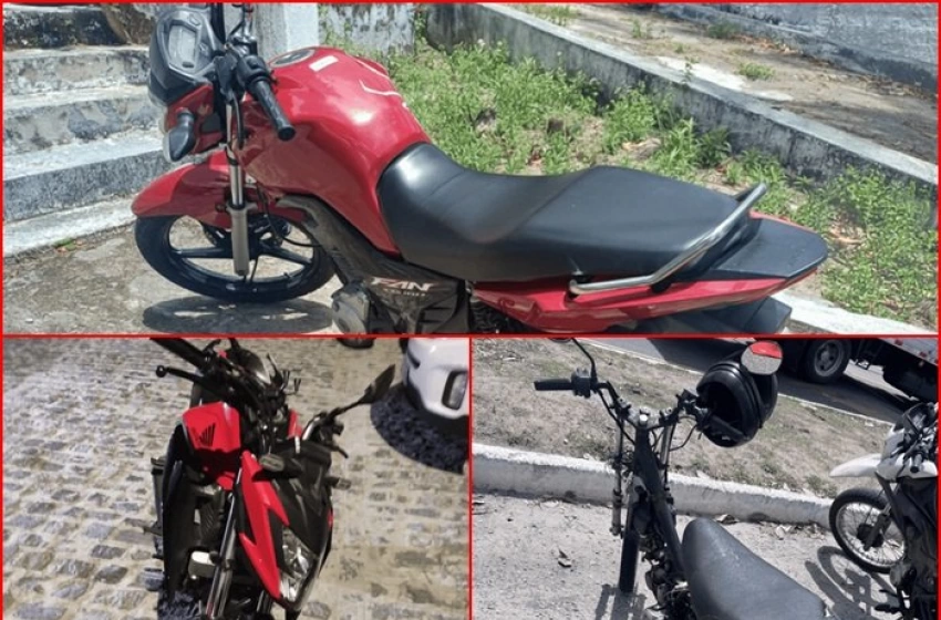 Imagem Veículos recuperados pela PRF na Paraíba