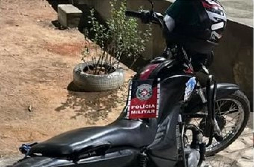 Imagem Motocicleta recuperada em ação da Polícia Militar