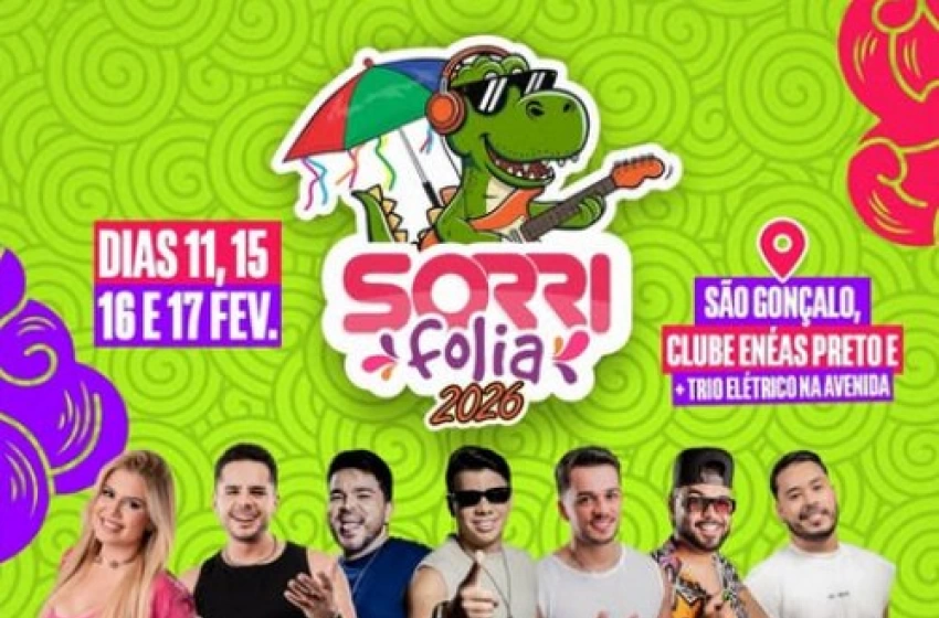 Imagem Atrações e o cronograma do Sorrifolia 2026