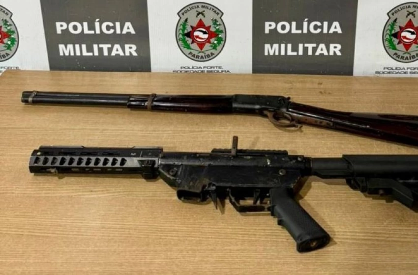 Imagem Armas de fogo apreendidas em operação integrada na Capital 