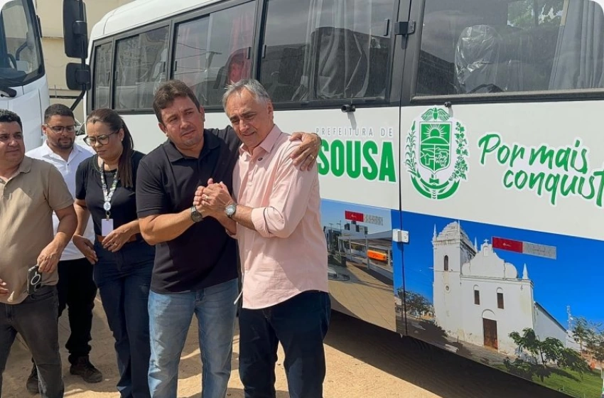 Imagem Luciano Cartaxo com o Prefeito, Helder Carvalho