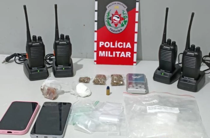 Imagem Material ilícito apreendido em ação da Polícia Militar