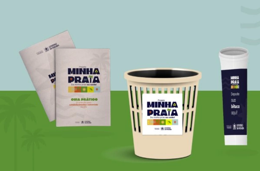 Imagem Entrega de lixeiras e porta-bitucas na orla da Capital