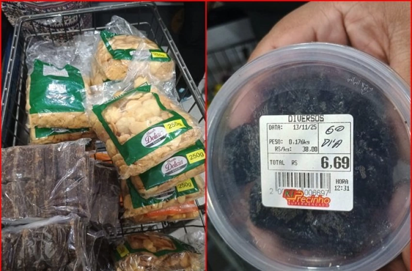 Imagem Apreensão de produtos alimentícios