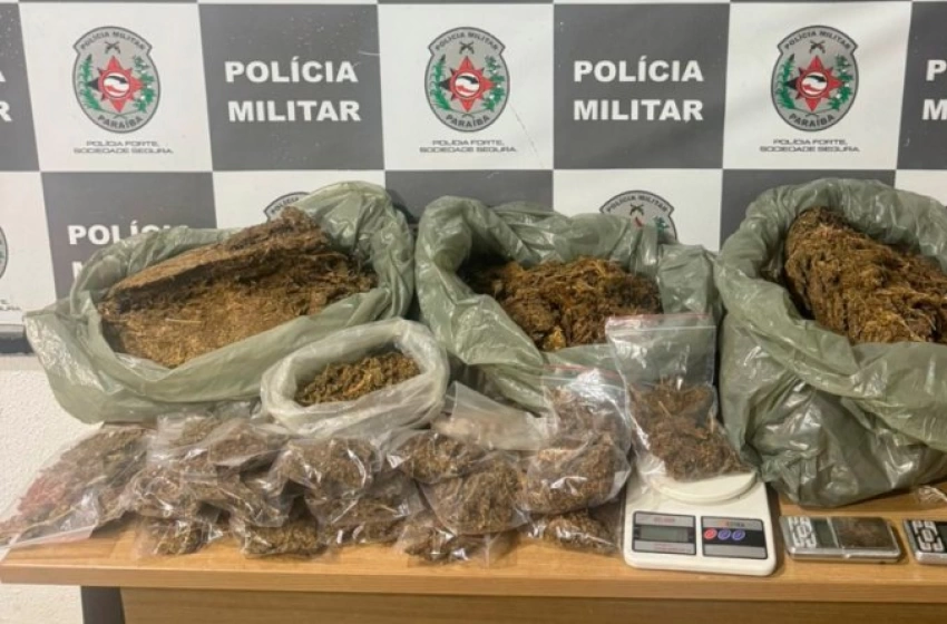 Imagem Drogas apreendidas pela polícia militar na Capital 