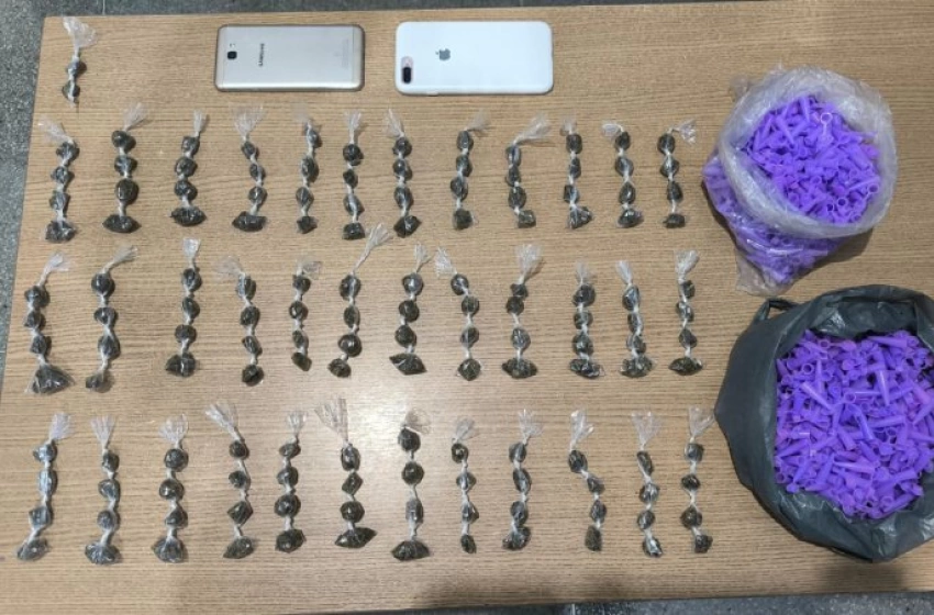 Imagem Drogas apreendidas em ação da Polícia Militar