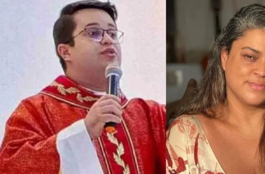 Imagem Padre Danilo César, da paróquia de Areial e Preta Gil
