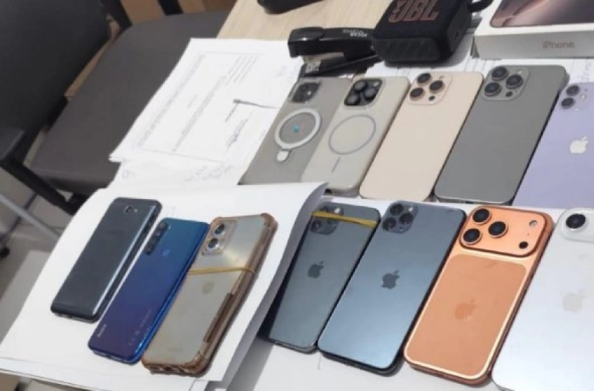 Imagem Celulares recuperados pela PM em Cajazeiras