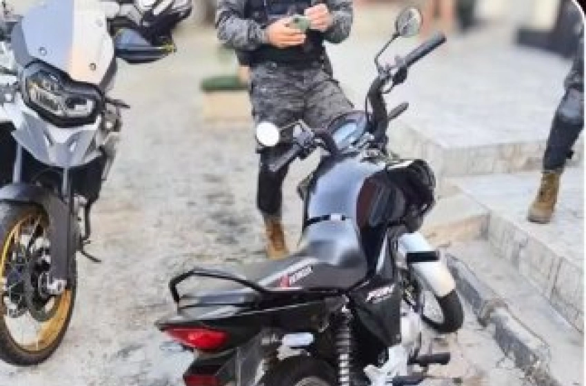 Imagem Motocicleta recuperada em ação da Polícia Militar