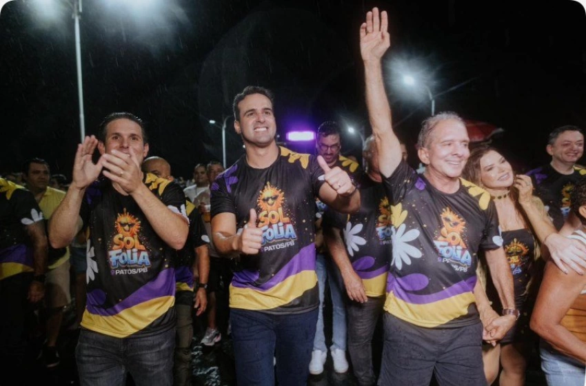 Imagem Hugo Motta, Lucas Ribeiro, e Nabor Wanderley