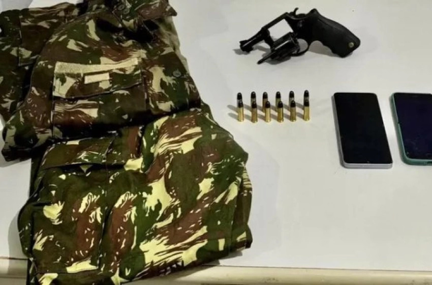 Imagem Arma apreendida em ação da Polícia Militar