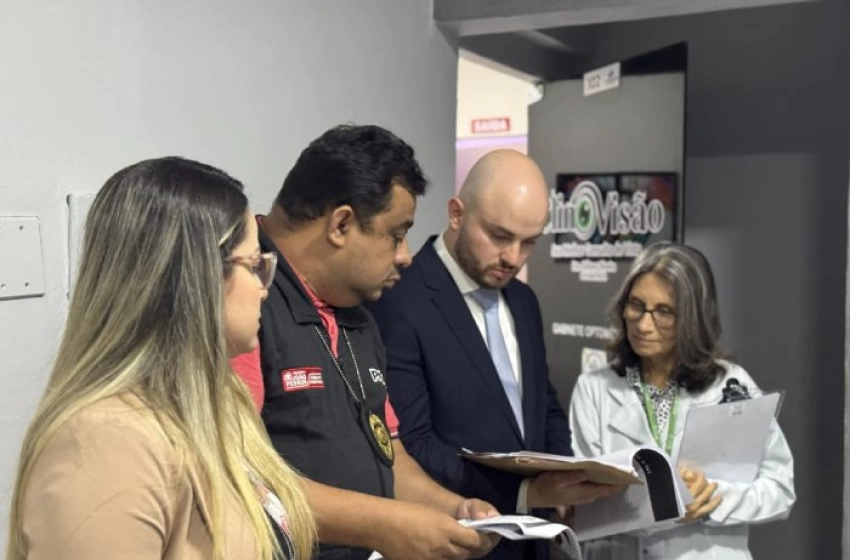 Imagem Interdição de clínicas de optometria