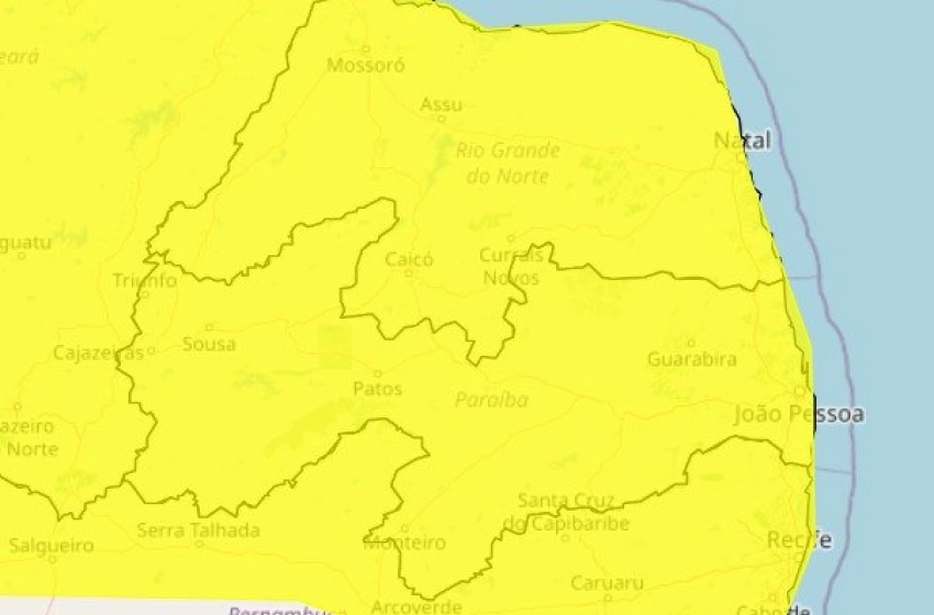 Imagem Alerta de chuvas intensas durante o fim de semana