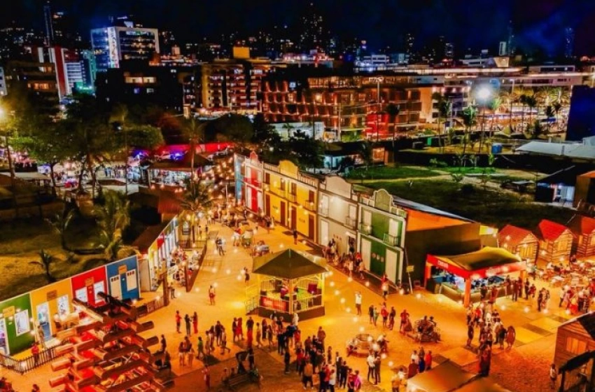 Imagem Cidade do Forró, em João Pessoa