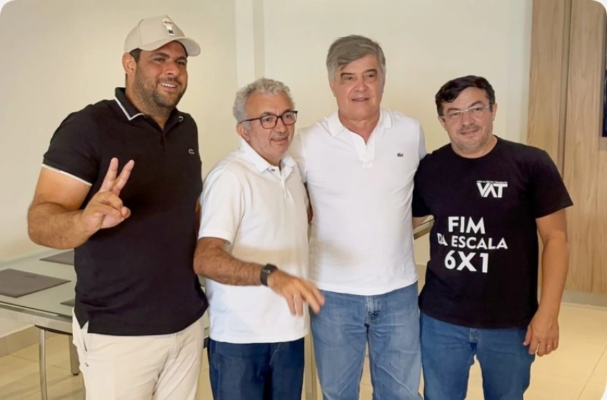 Imagem Victor Rabelo, Osnildo Silveira, Wellington Roberto e Kerle Pereira