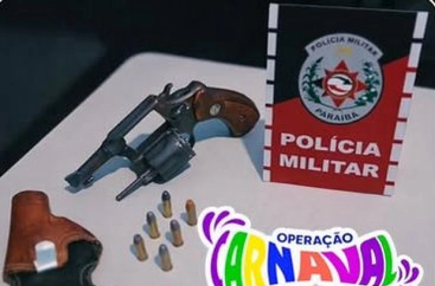 Imagem Arma de fogo apreendida em ação da PM