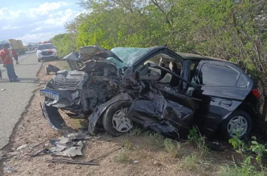 Imagem Carro que se envolveu em grave acidente em Soledade